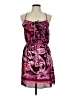Xhilaration 100% Polyester Paisley Pink Cocktail Dress Size M - photo 1