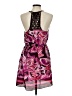 Xhilaration 100% Polyester Paisley Pink Cocktail Dress Size M - photo 2