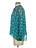 Shoshanna Teal 3/4 Sleeve Blouse Size S - photo 5