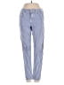 Zara Basic Stripes Blue Casual Pants Size 4 - photo 1