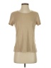 Lynn Ritchie Metallic Tan Short Sleeve T-Shirt Size S - photo 1