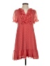 H&M 100% Polyester Red Casual Dress Size S - photo 1