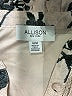 Allison 100% Polyester Floral Ivory Long Sleeve Blouse Size M - photo 7