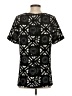 Madewell 100% Polyester Black Short Sleeve Blouse Size XS - photo 2
