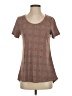 Lularoe Paisley Brown Short Sleeve T-Shirt Size XS - photo 1