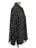 Dialogue 100% Polyester Polka Dots Black Long Sleeve Blouse Size M - photo 4