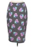 I Heart Ronson Print Gray Formal Skirt Size L - photo 1