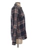 Vanity Plaid Blue Long Sleeve Button-Down Shirt Size S - photo 4