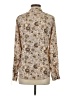 Calvin Klein 100% Polyester Paisley Brown Long Sleeve Blouse Size S - photo 2
