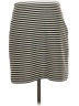 Joe Fresh Stripes Black Casual Skirt Size S - photo 2
