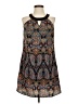 A. Byer 100% Polyester Paisley Blue Casual Dress Size S - photo 1