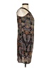 A. Byer 100% Polyester Paisley Blue Casual Dress Size S - photo 4