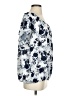 Lavish 100% Polyester Blue Short Sleeve Blouse Size 2 - photo 4