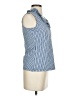 J. McLaughlin Blue Sleeveless Blouse Size XS - photo 4