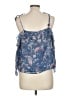 Ella Moss 100% Silk Blue Sleeveless Silk Top Size M - photo 2