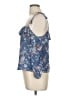 Ella Moss 100% Silk Blue Sleeveless Silk Top Size M - photo 5