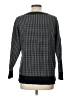 Ann Taylor LOFT Outlet 100% Cotton Houndstooth Gray Pullover Sweater Size L - photo 2
