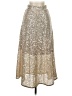 Dynamite 100% Polyester Metallic Gold Formal Skirt Size XS - photo 1