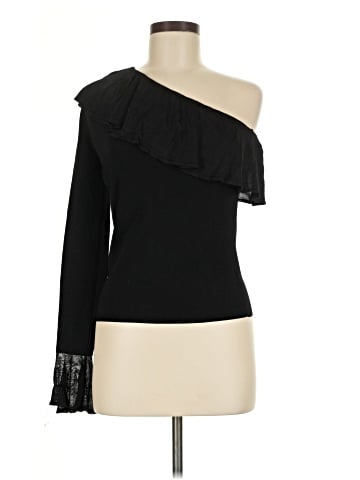 Scripted Long Sleeve Top (view 1)
