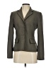 Anne Klein 100% Polyester Tweed Gray Blazer Size 4 - photo 1