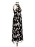 Old Navy 100% Polyester Print Black Cocktail Dress Size XS - photo 4