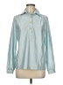 Lee Mar 100% Nylon Teal Long Sleeve Blouse Size M (estimated) - photo 1