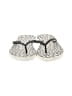 Shade & Shore Animal Print Silver Black Flip Flops Size 8 - photo 2