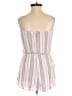 Aqua 100% Rayon Stripes White Romper Size XS - photo 2