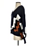Fashion Nova 100% Acrylic Chevron-herringbone Blue Pullover Sweater Size XS - photo 5