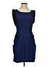 BCBGeneration 100% Polyester Color Block Blue Cocktail Dress Size 4 - photo 1