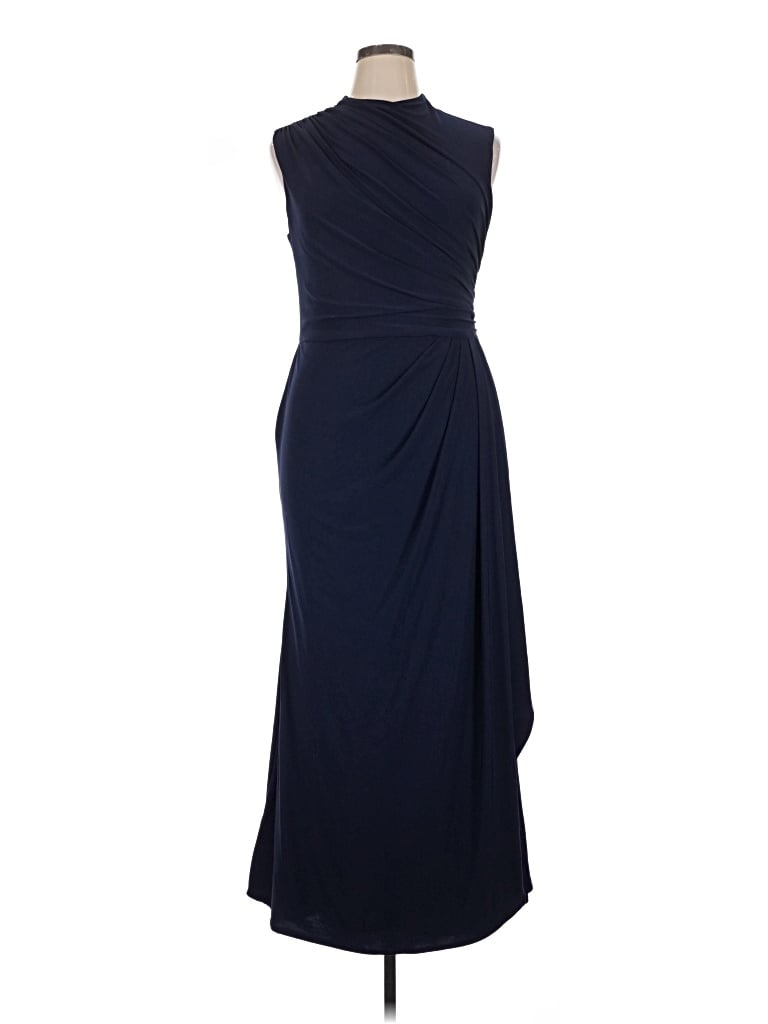 Pre-owned Betsy & Adam Cocktail Dress In Blue