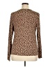 Lane Bryant Animal Print Brown Long Sleeve Blouse Size 14 - 16 Plus - photo 2