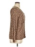 Lane Bryant Animal Print Brown Long Sleeve Blouse Size 14 - 16 Plus - photo 4