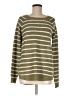 Staccato 100% Polyester Stripes Green Pullover Sweater Size M - photo 1