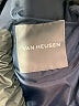 Van Heusen 100% Polyester Chevron-herringbone Blue Black Blazer Size 10 reg - photo 3