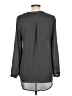 Sugarmint 100% Polyester Gray Long Sleeve Blouse Size L - photo 2