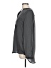 Sugarmint 100% Polyester Gray Long Sleeve Blouse Size L - photo 5