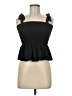 Shein 100% Polyester Black Sleeveless Top Size 6 - photo 1