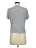 Assorted Brands Stripes Silver Short Sleeve T-Shirt Size M - photo 2