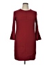 Tibi Solid Burgundy Casual Dress Size XL (estimated) - photo 1