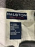 Halston 100% Cotton Solid Ivory Khaki Shorts Size 12 - photo 3