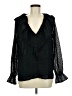 Ann Taylor LOFT Black Long Sleeve Blouse Size M - photo 1