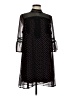Express 100% Polyester Polka Dots Black Casual Dress Size M - photo 1