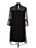 Express 100% Polyester Polka Dots Black Casual Dress Size M - photo 2