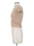 Bisou Bisou Tan Short Sleeve Top Size S - photo 5