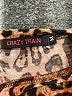 Crazy Train Animal Print Brown Short Sleeve Blouse Size M - photo 7