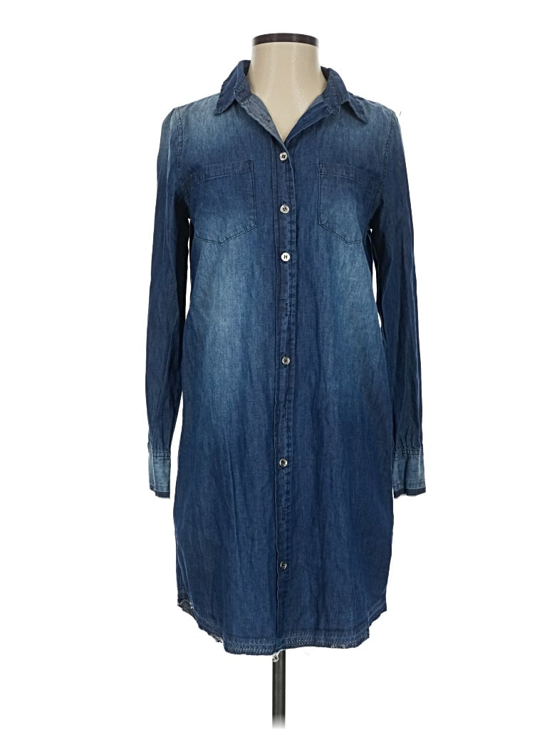 Pre-owned Pink Lily Casual Dress In Blue