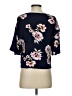 LUQ 100% Rayon Blue Short Sleeve Blouse Size S - photo 2