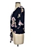 LUQ 100% Rayon Blue Short Sleeve Blouse Size S - photo 5