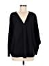 DKNY 100% Polyester Black Long Sleeve Blouse Size M - photo 1